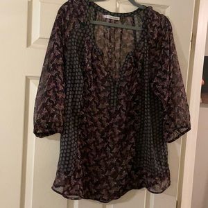 Woman’s sheer blouse